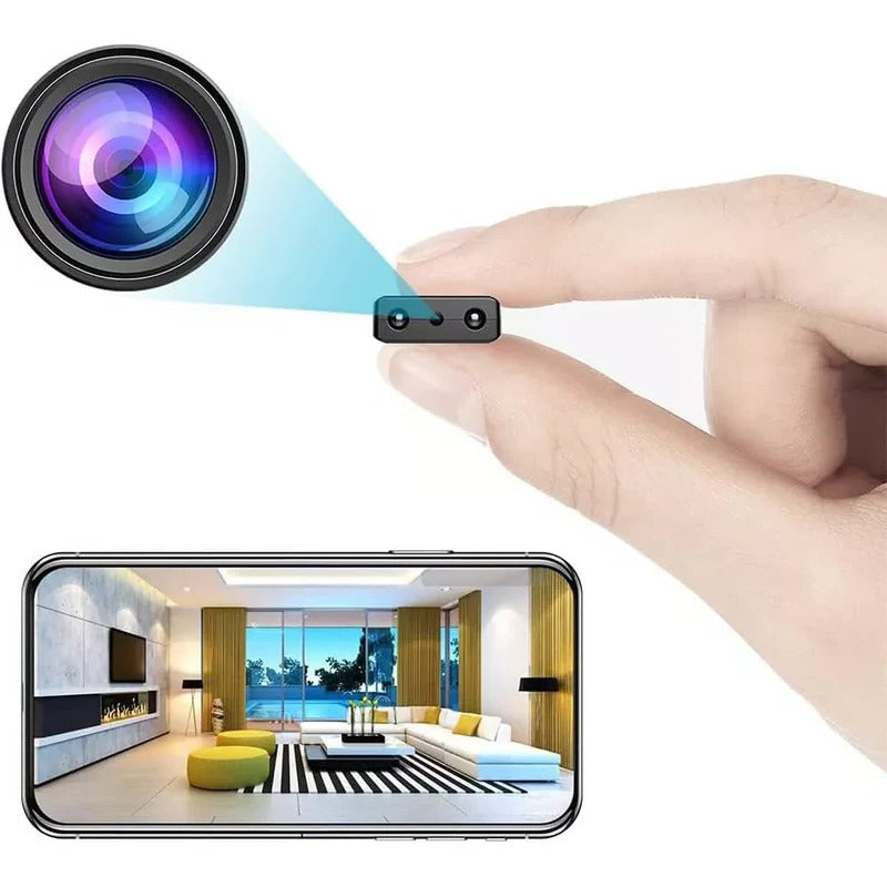 Mini WiFi Camera with 1080P HD, Night Vision and Motion Alerts, 128GB TF Support Valideals Outlet