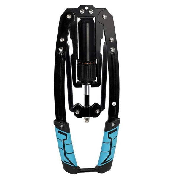 Adjustable Chest Exerciser with Hydraulic Resistance and Textured Grip Handles Valideals Outlet