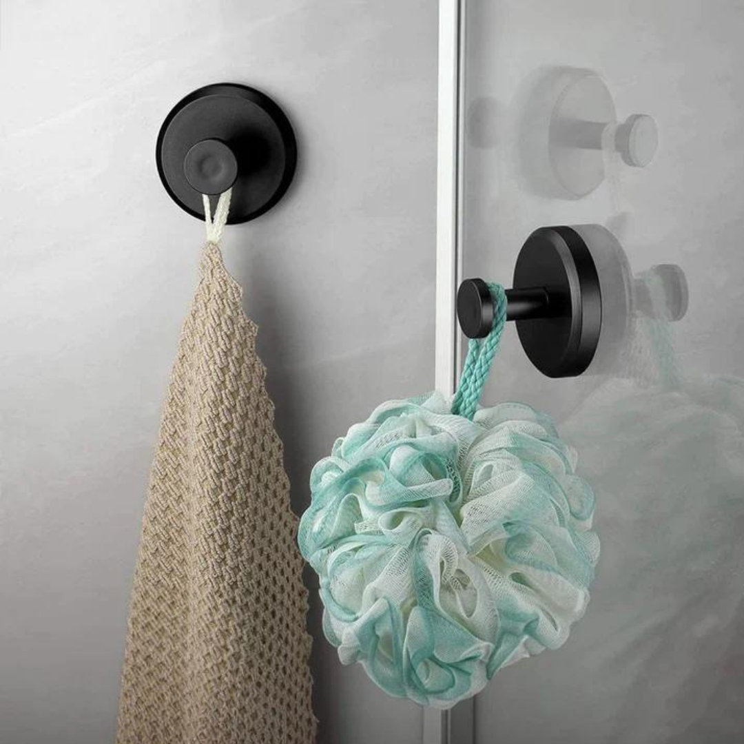 Suction Cup Hook with 15-Pound Hold and Toolless Installation for Glass, Tile, Metal Valideals Outlet