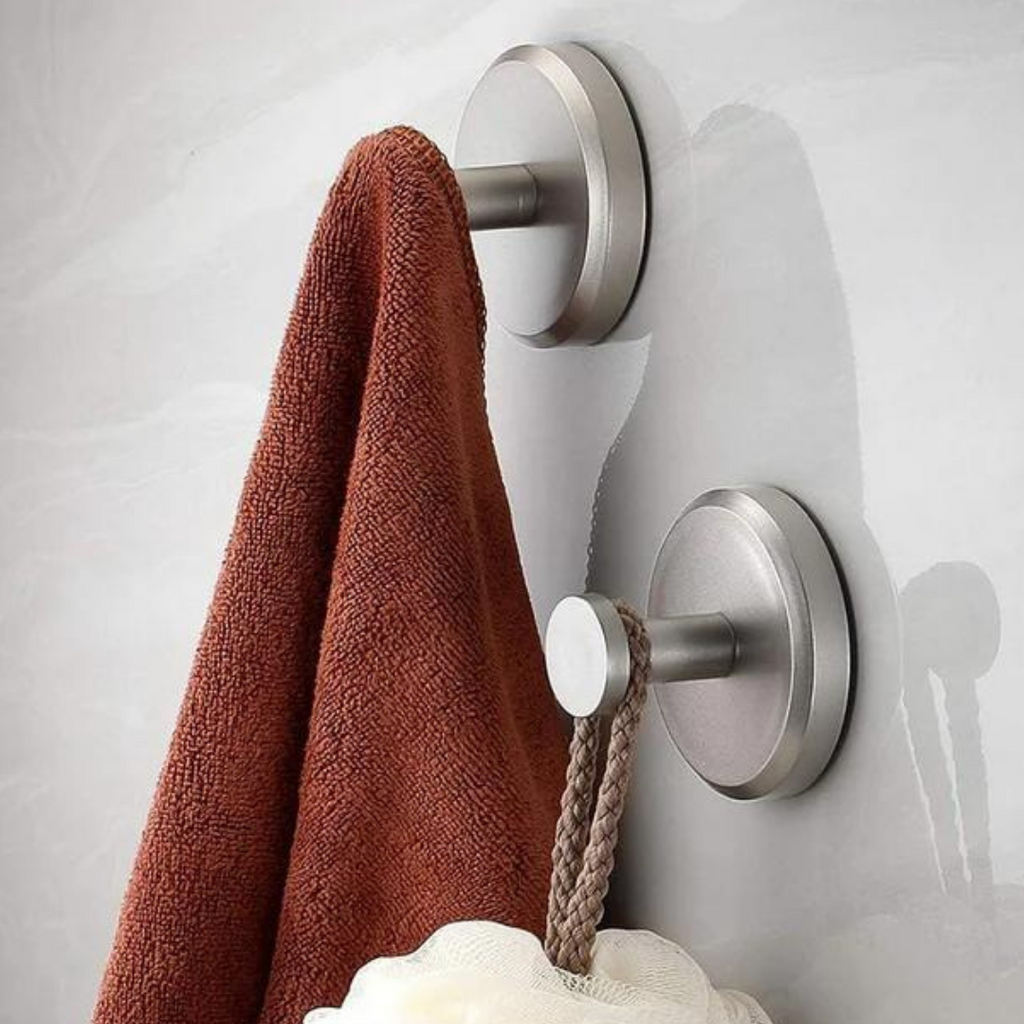 Suction Cup Hook with 15-Pound Hold and Toolless Installation for Glass, Tile, Metal Valideals Outlet