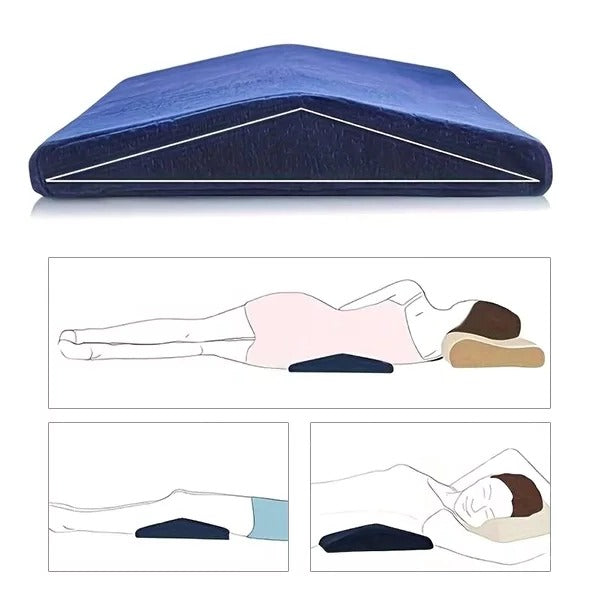 Lumbar Pillow with Breathable Mesh and Contoured Support, Firm, S M Sizes Valideals Outlet