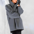 Wool Coat with Belted Waist and Mid-Thigh Length, Fully Lined Wrinkle-Resistant Finish Valideals Outlet