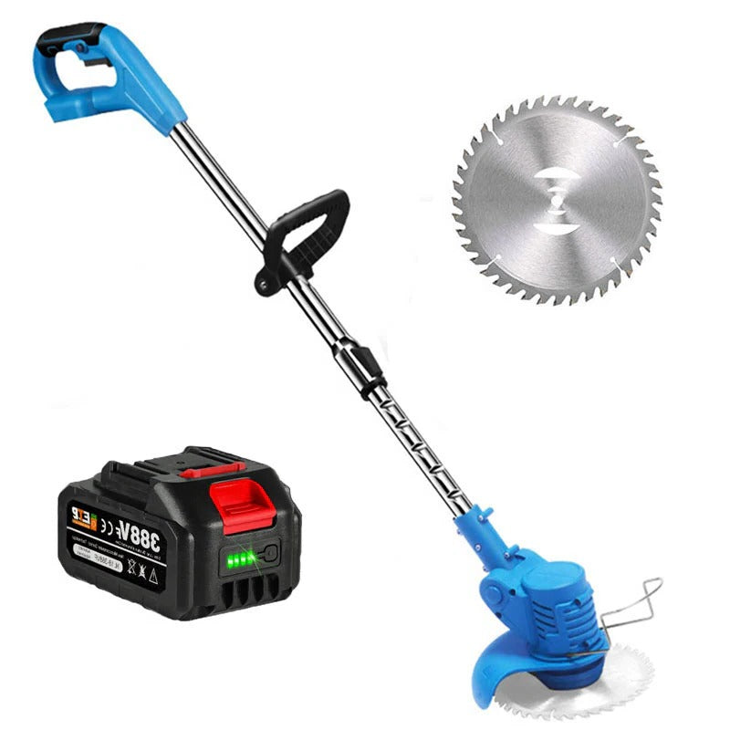 Cordless Grass Trimmer with 24V Motor and Three Interchangeable Blades Valideals Outlet