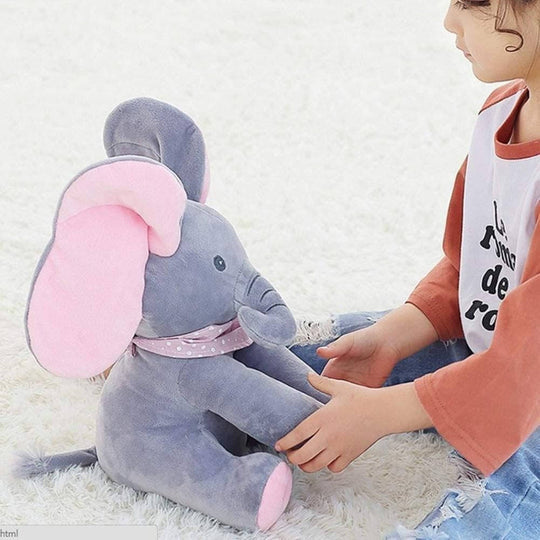 Peek a boo Talking Elephant toy