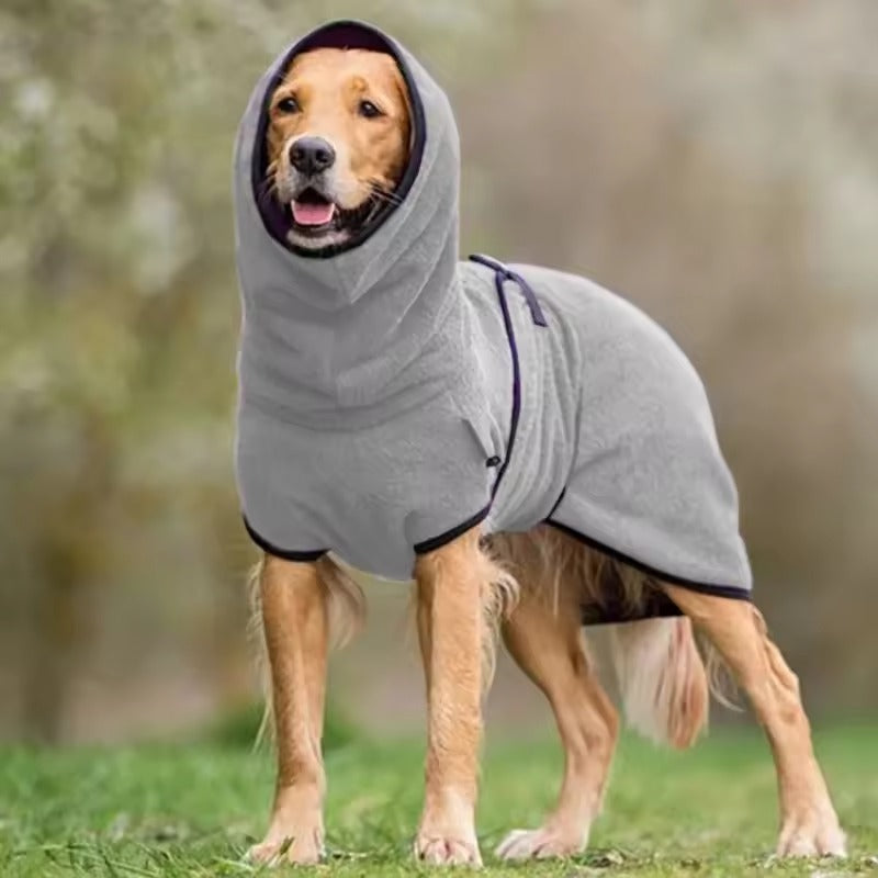 Dog Winter Coat with Waterproof Shell and Reflective Strips, Plush Lining Valideals Outlet