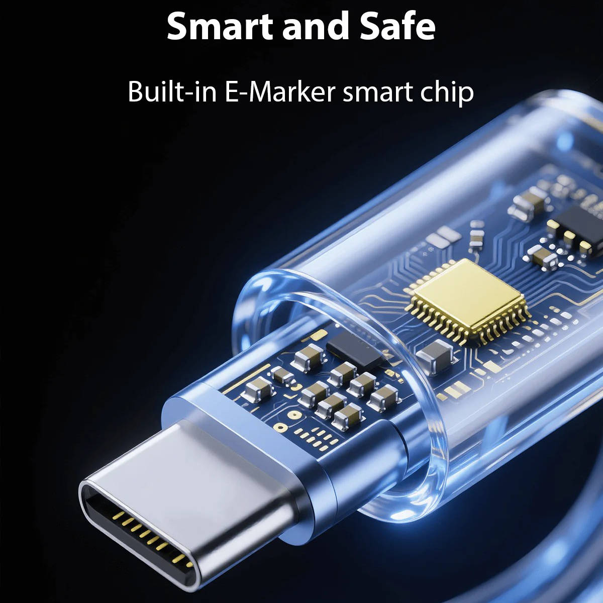 Self-Coiling Magnetic Charging Cable with Braided TPE and Interchangeable Tips Valideals Outlet