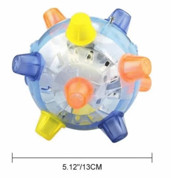 Motion Activated Dog Toy with Hopping Action and LED Lights for Small to Medium Dogs Valideals Outlet
