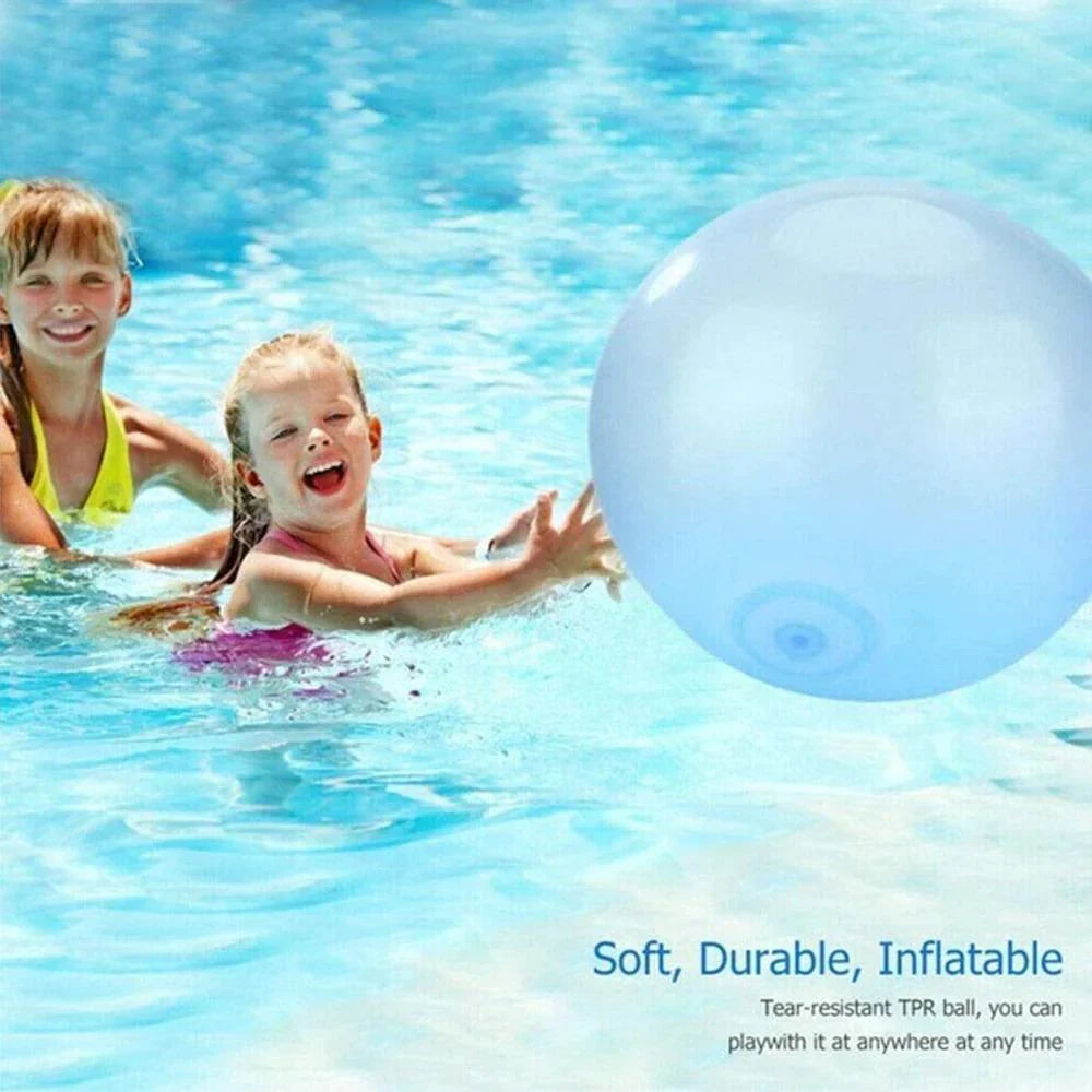 Inflatable Bubble Ball with Blowing Tube for Kids Indoor and Outdoor Play Valideals Outlet
