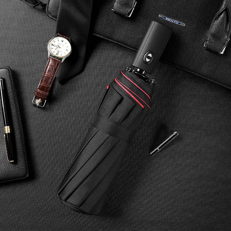 Compact Windproof Umbrella with One-Hand Open and Reinforced Ribs, 38-Inch Canopy Valideals Outlet