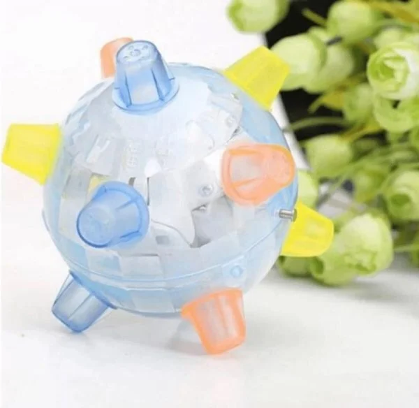 Motion Activated Dog Toy with Hopping Action and LED Lights for Small to Medium Dogs Valideals Outlet