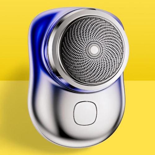 Portable Electric Shaver with Six-Blade Foil and Rechargeable Waterproof, Compact Aluminum Valideals Outlet