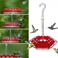 Hummingbird Feeder with Ant Moat and 30 Bee-Resistant Ports Valideals Outlet