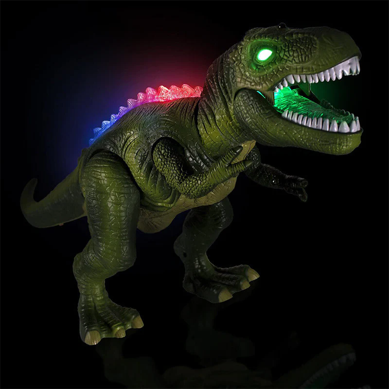 T-Rex Dinosaur Toy with Remote Control and Multicolor LED Lights, 18 Inch Interactive Valideals Outlet