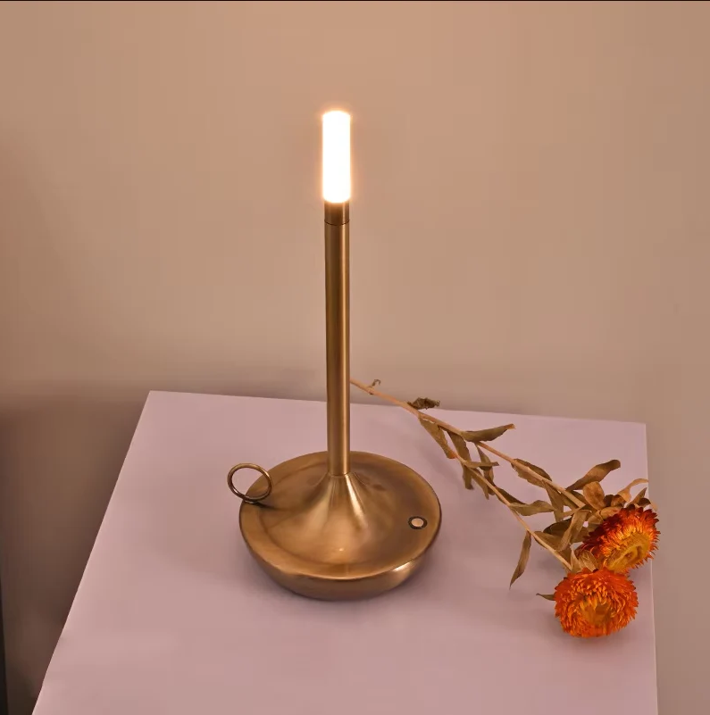Rechargeable LED Table Lamp with Touch Dim Control and 12-Hour Battery, Warm White Valideals Outlet