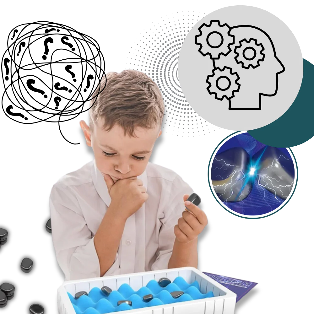 Magnetic Chess Set with 20 Magnets and Adjustable Rope Boundary, Portable Storage Bag Valideals Outlet
