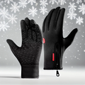 Thermal Gloves with Three-Finger Touchscreen and Anti-Slip Palm, Water Resistant Shell Valideals Outlet