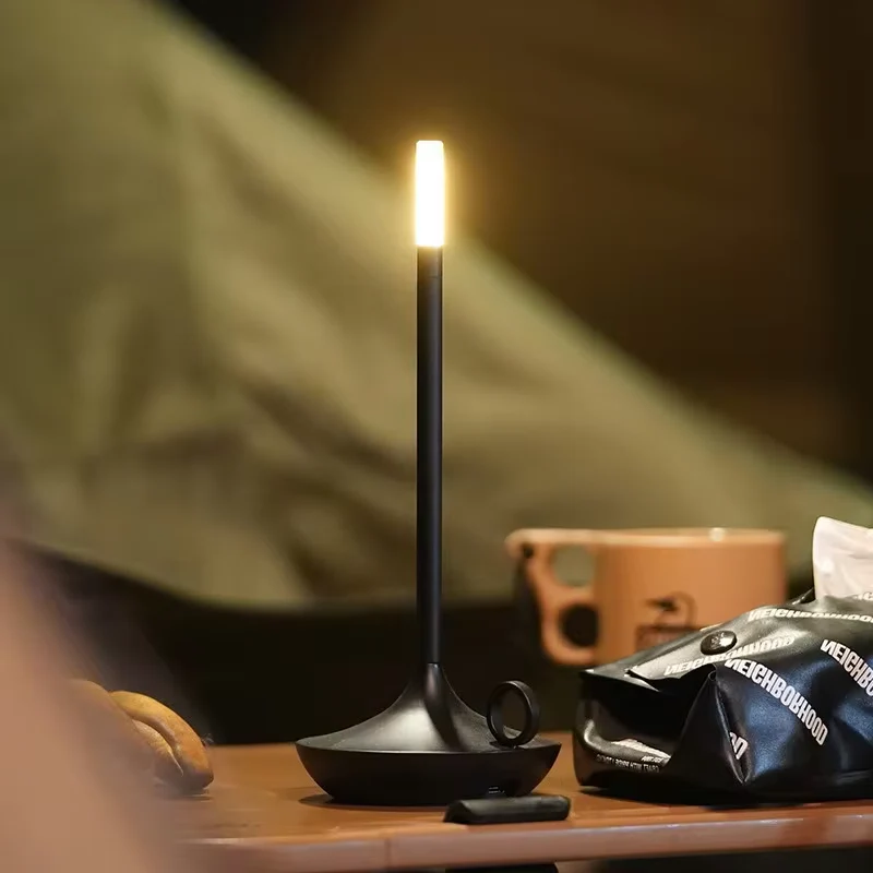 Rechargeable LED Table Lamp with Touch Dim Control and 12-Hour Battery, Warm White Valideals Outlet