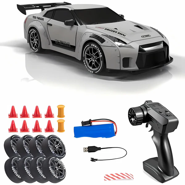 Drift RC Car with 4WD Traction and Precise Steering, Rechargeable Battery Valideals Outlet