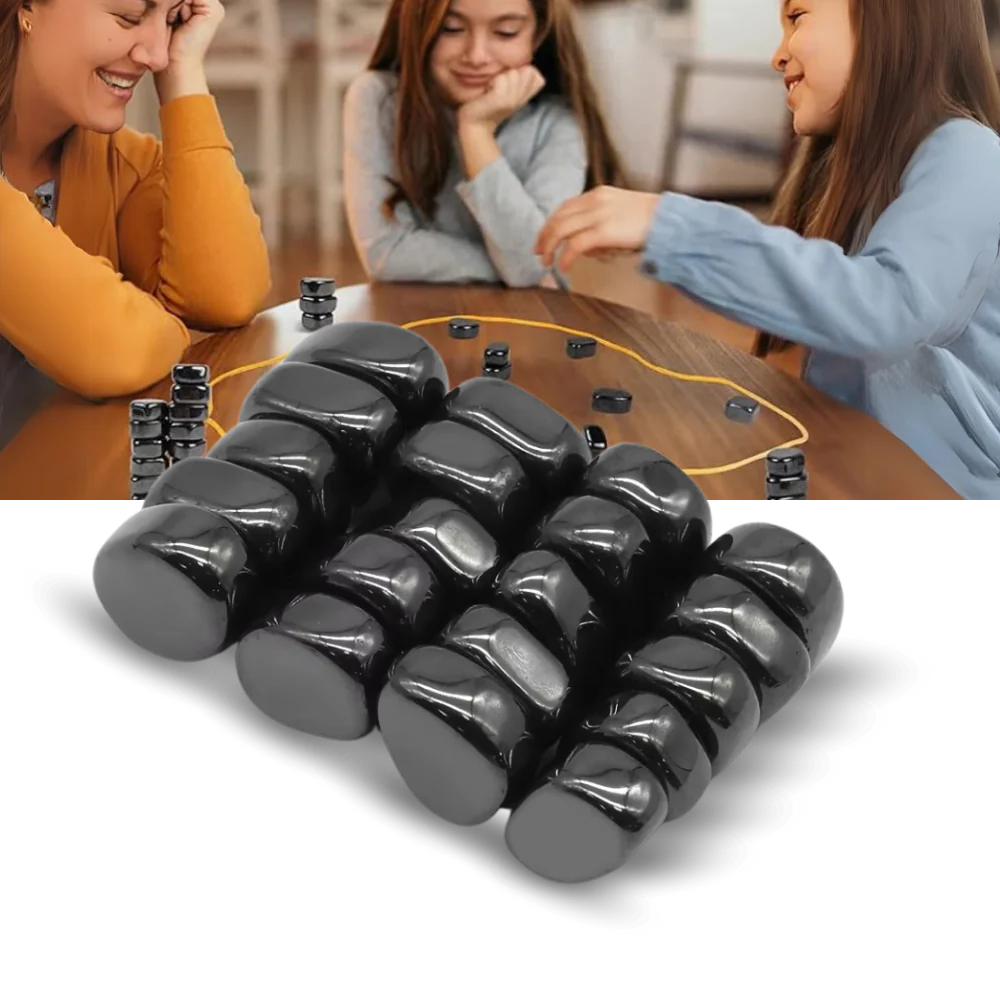 Magnetic Chess Set with 20 Magnets and Adjustable Rope Boundary, Portable Storage Bag Valideals Outlet