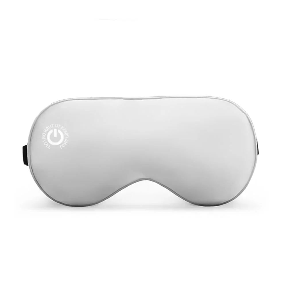 Heated Eye Mask with Rechargeable Battery and Detachable Silk Cover, Waterproof Travel Bag Valideals Outlet