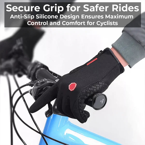 Thermal Gloves with Three-Finger Touchscreen and Anti-Slip Palm, Water Resistant Shell Valideals Outlet