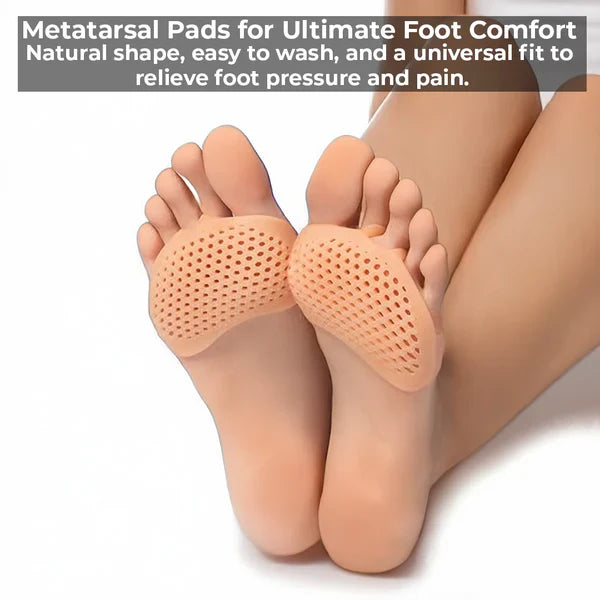 Gel Metatarsal Pads with Ventilated Design and Non-Slip Grip, Reusable Valideals Outlet