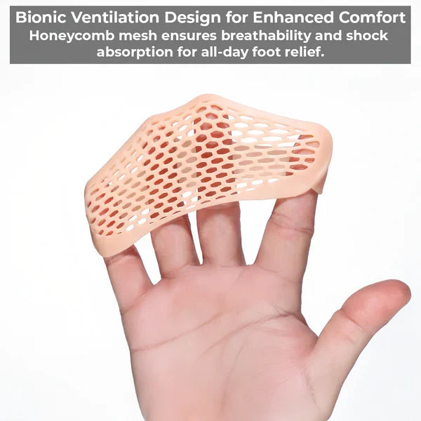 Gel Metatarsal Pads with Ventilated Design and Non-Slip Grip, Reusable Valideals Outlet