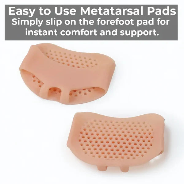 Gel Metatarsal Pads with Ventilated Design and Non-Slip Grip, Reusable Valideals Outlet