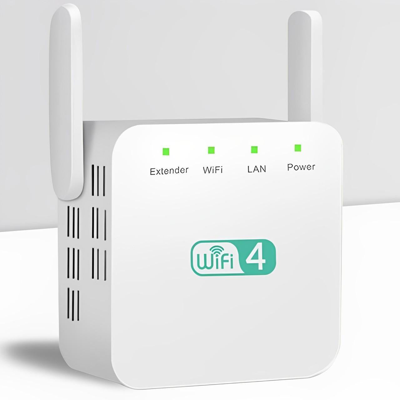 WiFi Range Extender with High-Gain Antennas and Easy WPS Setup, Compact Wall Plug Design Valideals Outlet