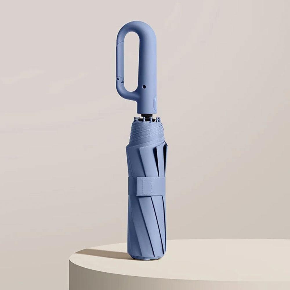 Travel Umbrella with Automatic Open and Fiberglass Ribs, Waterproof Nylon Canopy Valideals Outlet